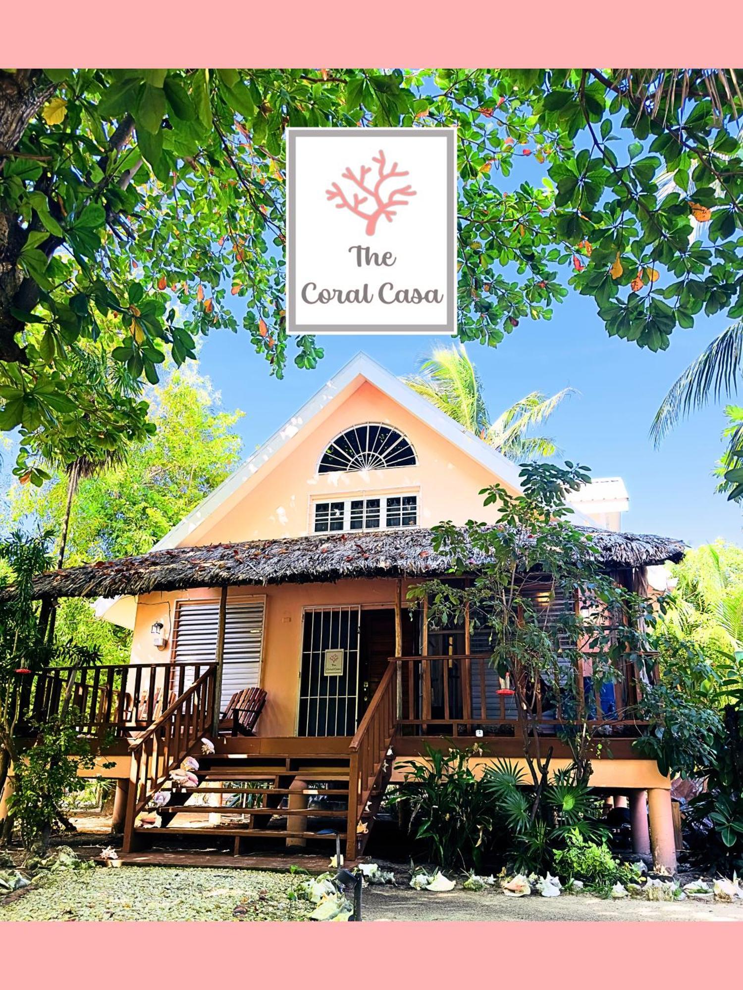 The Coral Casa Vila Caye Caulker Exterior foto